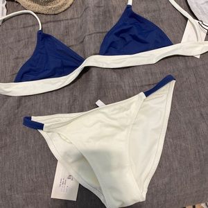 Solid and Striped bikini set
